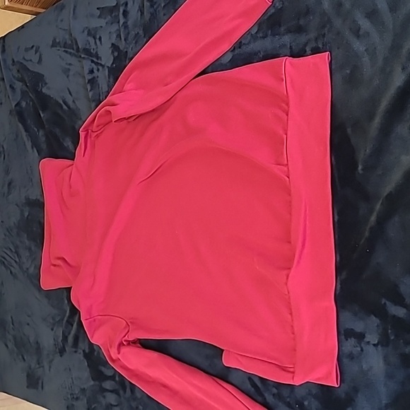 WAS. $69  Leo ROSI  Long Sleeve Turtleneck Top with button details - Picture 6 of 9